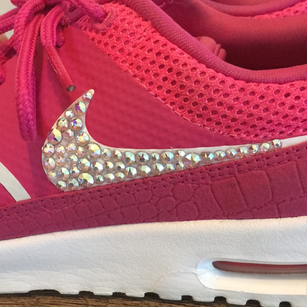 Nike Air Max Thea with Swarovski crystals. Sz 7.5 - Picture 13 of 16